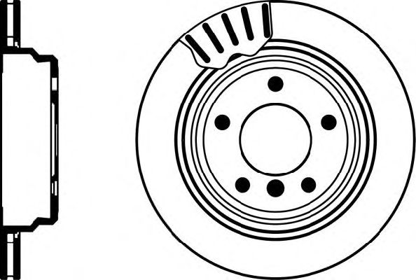 Тормозной диск HELLA 8DD 355 104-611 PRO