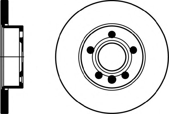 Тормозной диск HELLA 8DD 355 105-571 PRO