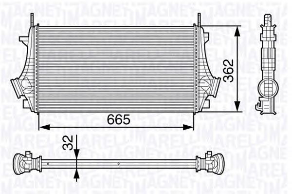 Интеркулер MAGNETI MARELLI 351319202730
