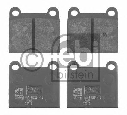 Тормозные колодки FEBI BILSTEIN 16068