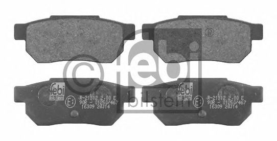 Тормозные колодки FEBI BILSTEIN 16309