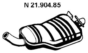 Глушитель EBERSPACHER 21.904.85