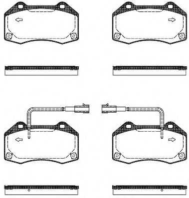 Тормозные колодки REMSA 1113.10