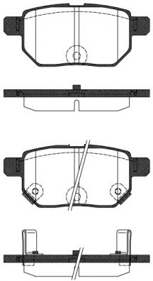 Тормозные колодки REMSA 1286.22