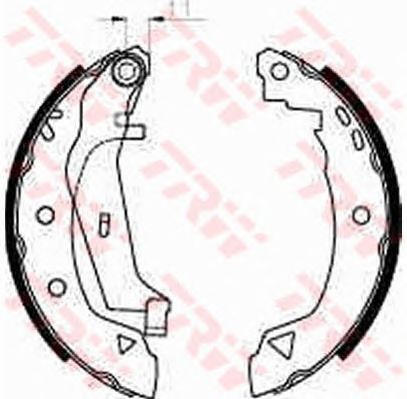 Тормозные колодки TRW GS8240