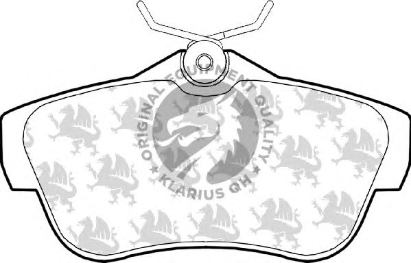 Гальмівні колодки QH International BP1588