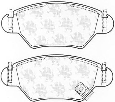Тормозные колодки QH International BP1147