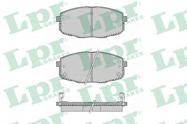 Тормозные колодки LPR 05P1375