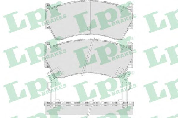 Тормозные колодки LPR 05P759