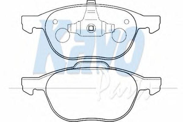 Тормозные колодки KAVO PARTS BP-4555