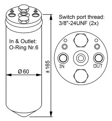 Осушитель кондиционера NRF 33125