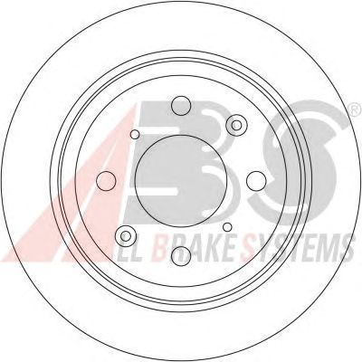 Тормозной диск A.B.S. 15983