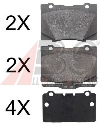 Тормозные колодки A.B.S. 37600