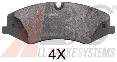 Гальмівні колодки A.B.S. 37803