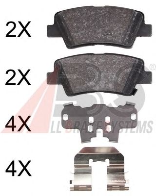Тормозные колодки A.B.S. 37914