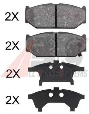 Тормозные колодки A.B.S. 37919