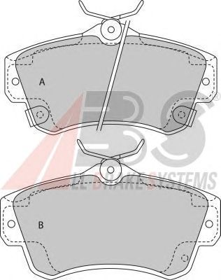 Тормозные колодки A.B.S. 38841