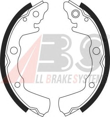 Тормозные колодки A.B.S. 8840