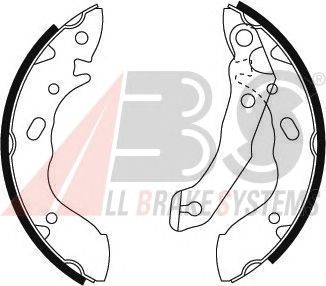 Тормозные колодки A.B.S. 8898