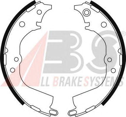 Тормозные колодки A.B.S. 8944