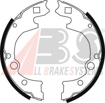 Тормозные колодки A.B.S. 8967