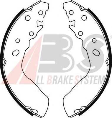 Тормозные колодки A.B.S. 8975