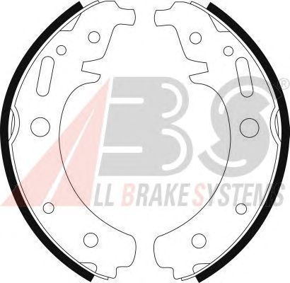 Тормозные колодки A.B.S. 8998