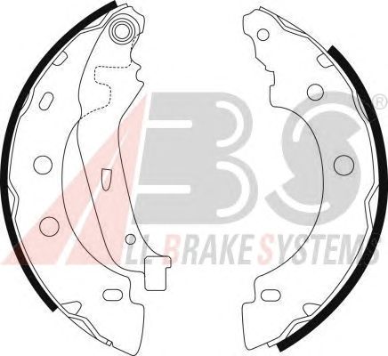 Тормозные колодки A.B.S. 9031