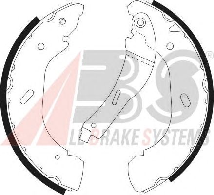 Тормозные колодки A.B.S. 9087