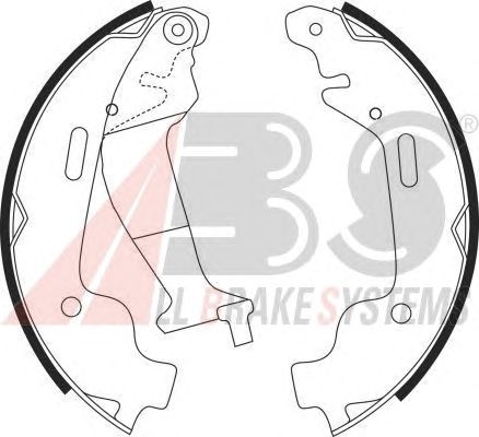 Тормозные колодки A.B.S. 9152