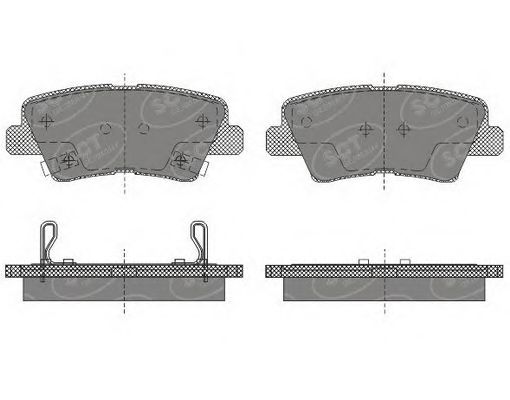 Тормозные колодки SCT Germany SP 629