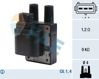 Котушка запалювання FAE 80204