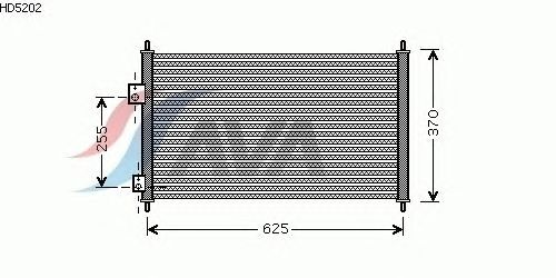 Радиатор кондиционера AVA QUALITY COOLING HD5202