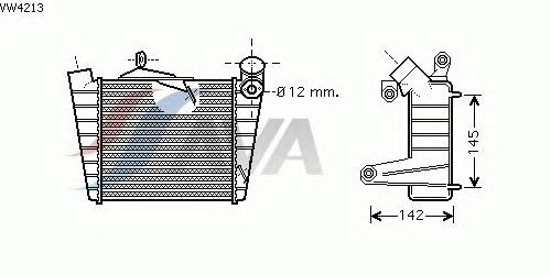 Интеркулер AVA QUALITY COOLING VW4213