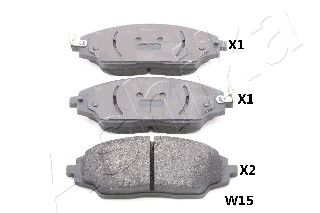 Тормозные колодки ASHIKA 50-0W-W15
