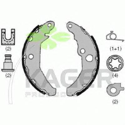 Тормозные колодки KAGER 34-0149