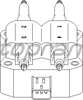 Катушка зажигания TOPRAN 501 401