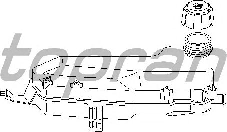Расширительный бачок TOPRAN 700 336