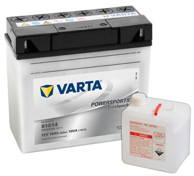 Стартерная аккумуляторная батарея VARTA 518014015A514 POWERSPORTS Freshpack