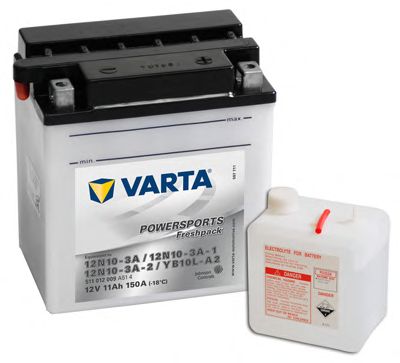 Стартерная аккумуляторная батарея VARTA 511012009A514 POWERSPORTS Freshpack