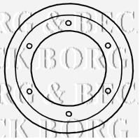 Гальмівний диск BORG & BECK BBD5921S