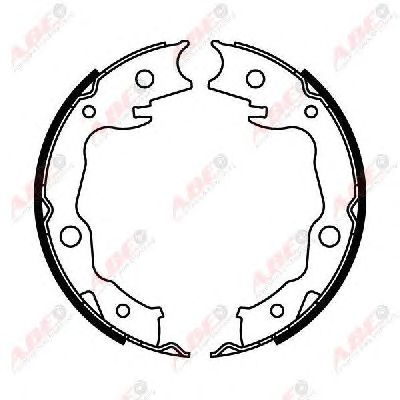 Тормозные колодки ручника ABE C01063ABE