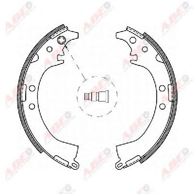 Тормозные колодки ABE C02061ABE