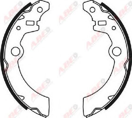 Тормозные колодки ABE C08021ABE