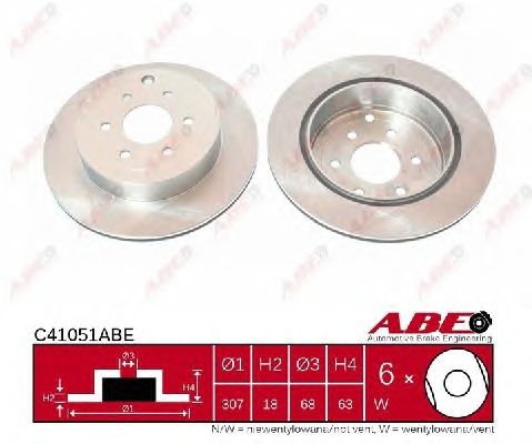 Гальмівний диск ABE C41051ABE
