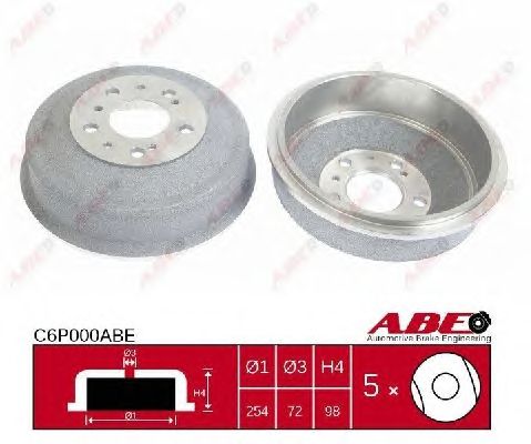 Тормозной барабан ABE C6P000ABE
