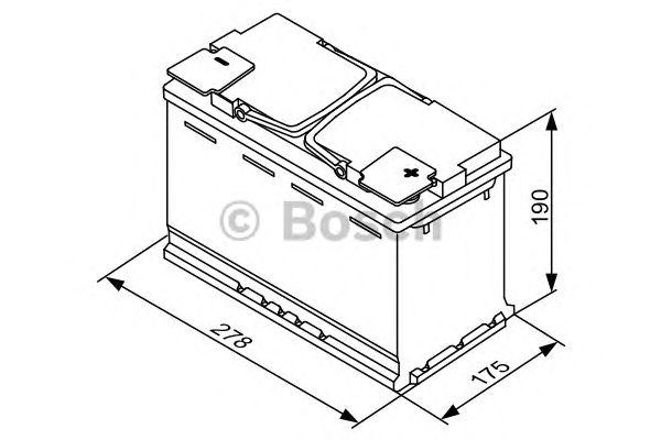 Аккумулятор BOSCH 0 092 S60 080 S6