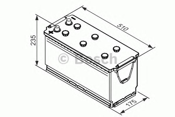 Стартерная аккумуляторная батарея BOSCH 0 092 T30 390 T3