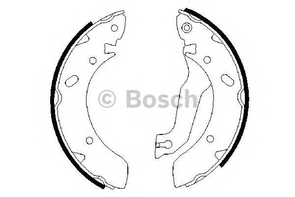 Тормозные колодки BOSCH 0 986 487 387