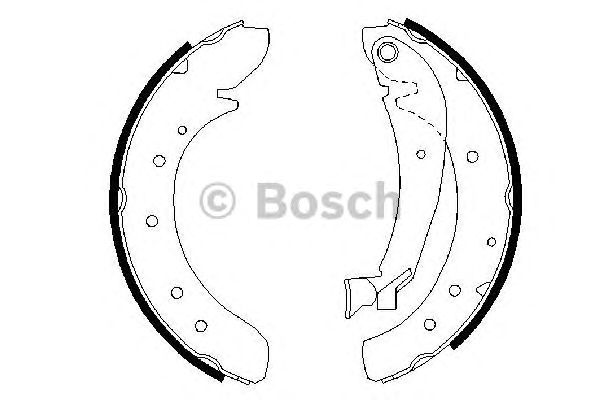 Гальмівні колодки BOSCH 0 986 487 522